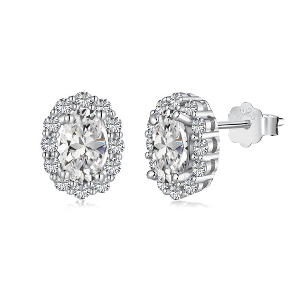 <ORIELL>Delicate Unique Oval Cut Daily Earrings