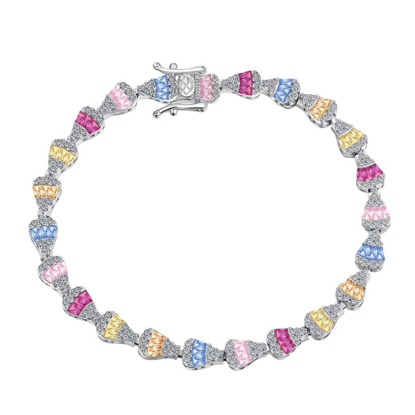 <ORIELL>Radiant Water Drop Shape Daily Bracelet