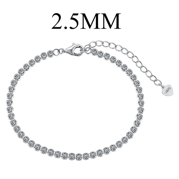 <ORIELL>Dazzling Sparkling Round Cut Daily Bracelet