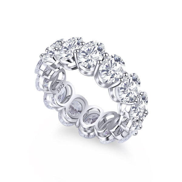 <ORIELL>Dainty Elongated Cushion Cut Tennis Ring